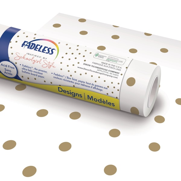 Fadeless Schoolgirl Style Bulletin Board Paper, 48in. x 50ft. Roll, Little Miss P0040075 - main